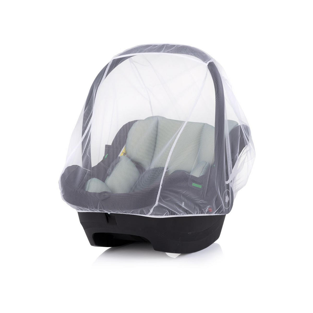 BABYSCHALEN-REGENSCHUTZ Babyschalen-Moskitonetz MKKSTK025 weiß Polyester, ab Geburt, leicht zu reinigen, für unterwegs, kompakt - Weiß, Textil (24/4/21cm) - Chipolino