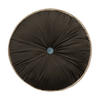 ZIERKISSEN Samt Braun - Braun, Textil (38/38cm) - Vercart