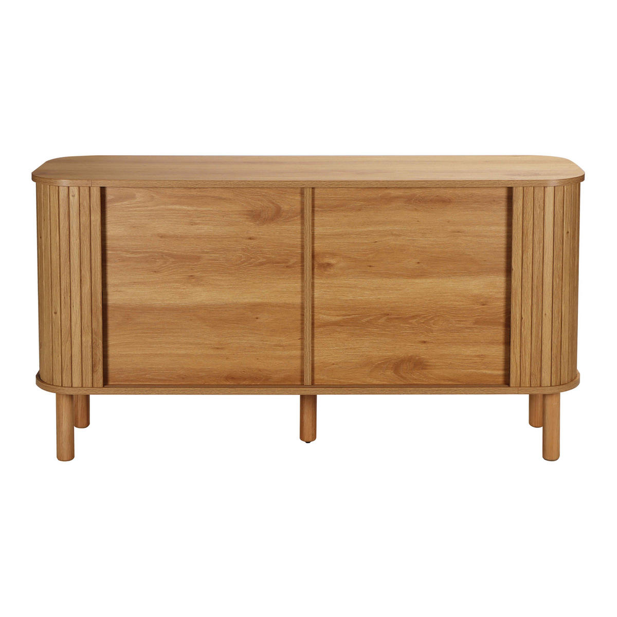 SIDEBOARD, helles Holzeffekt - Beige, Holz (40/76/140cm) - Oviala