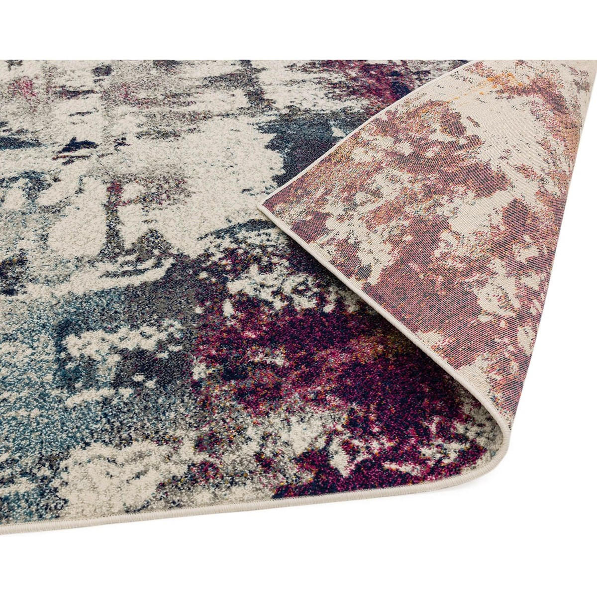 TEPPICH Farbenfroher, moderner AVON NAVY Mehrfarbig 120 x 170 cm - Multicolor, Textil (120/170cm) - Novatrend