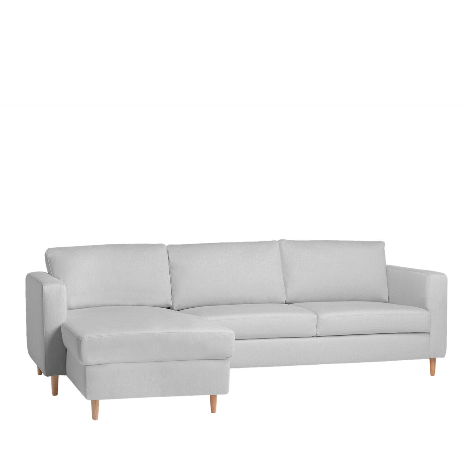 SOFA-CHAISELONGUE Beth Grau 245 cm x 83 cm - Grau, Textil (245/145cm) - Klast Home