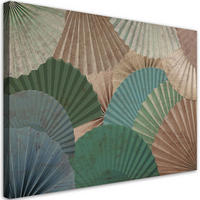 WANDBILD einfache fans - Braun, Textil (60/40cm) - Feeby