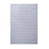 TEPPICH Waschbar Hochflor Uni Polyester Wohnzimmer Silber Läufer 80x150 - Silberfarben, Textil (80/150cm) - KADIMA DESIGN