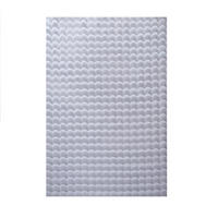 TEPPICH Waschbar Hochflor Uni Polyester Wohnzimmer Silber Läufer 80x150 - Silberfarben, Textil (80/150cm) - KADIMA DESIGN