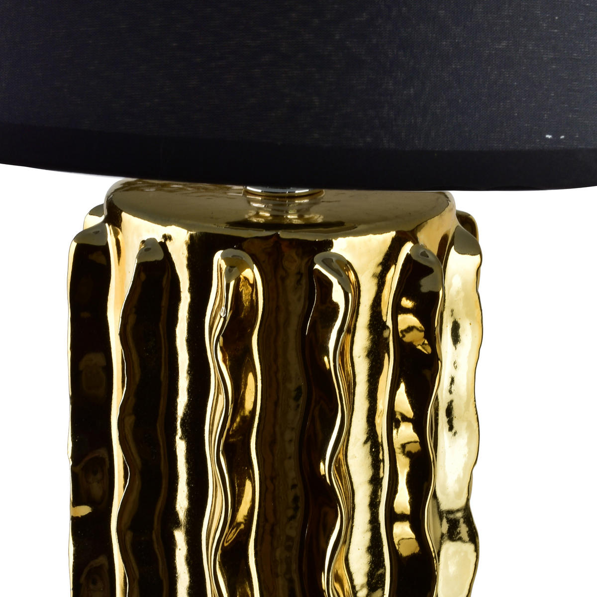 TISCHLAMPE Leti Gold 11.5/30/45 cm Keramik - Goldfarben, Keramik (11.5/30/45cm) - Mondex