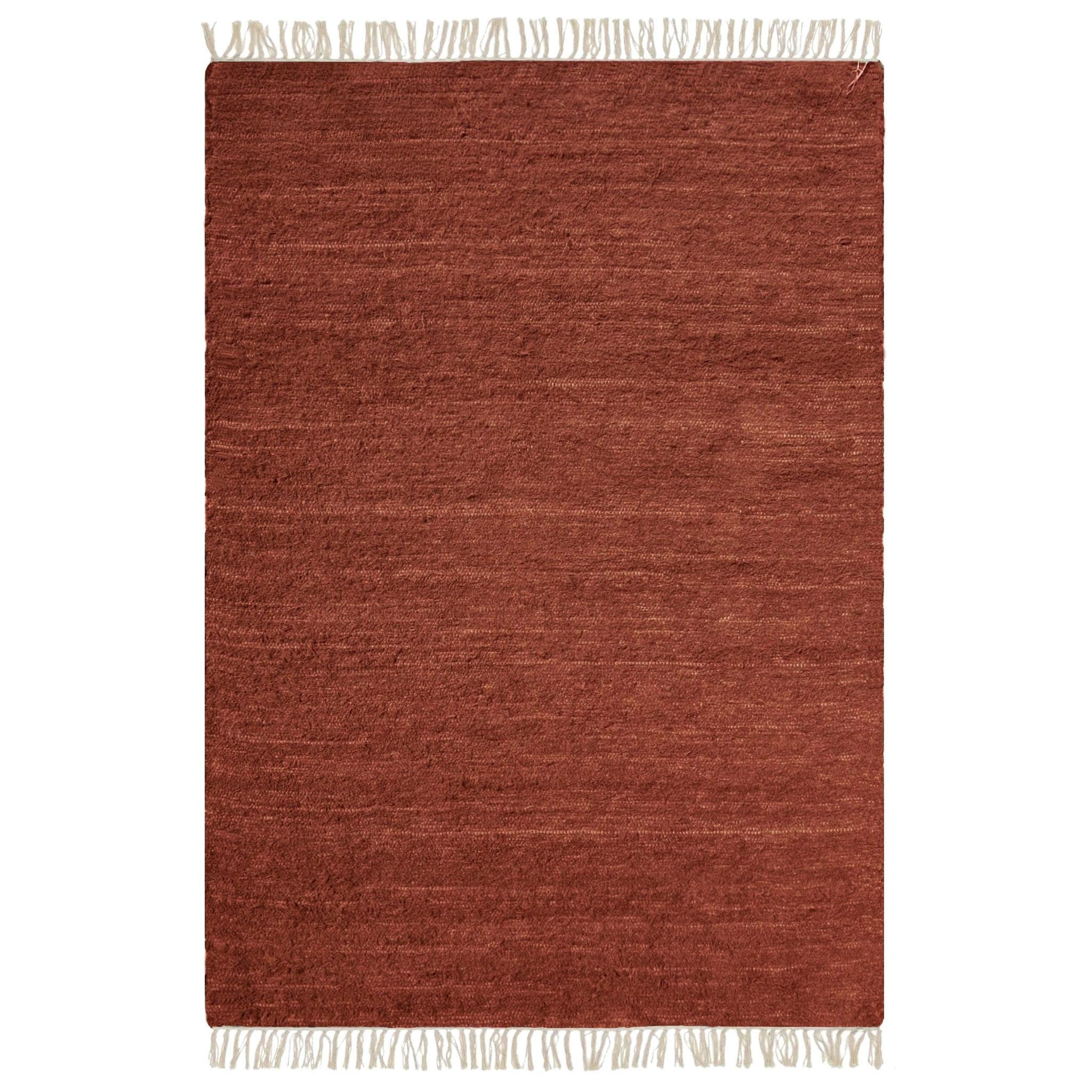 TEPPICH aus recycelter Baumwolle handgewebt bruin - Braun, Naturmaterialien (120/170cm) - AFK Living