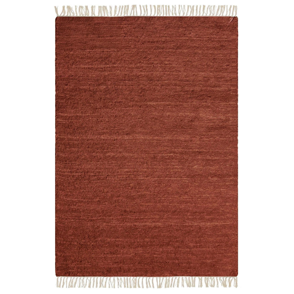 TEPPICH aus recycelter Baumwolle handgewebt bruin - Braun, Naturmaterialien (120/170cm) - AFK Living