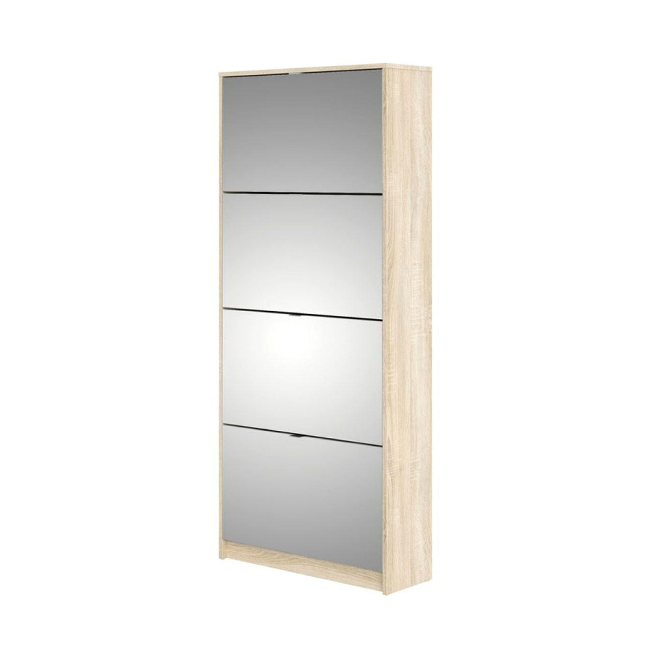 SCHUHKIPPER Eiche Dekor - Eichefarben, Holzwerkstoff (70/162/24cm) - ebuy24