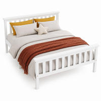 JUGENDBETT 140/200 mit Stauraum, Lattenrost und Kiefer-MDF in Weiß - Weiß, Holzwerkstoff (140/200cm) - EVRYAE