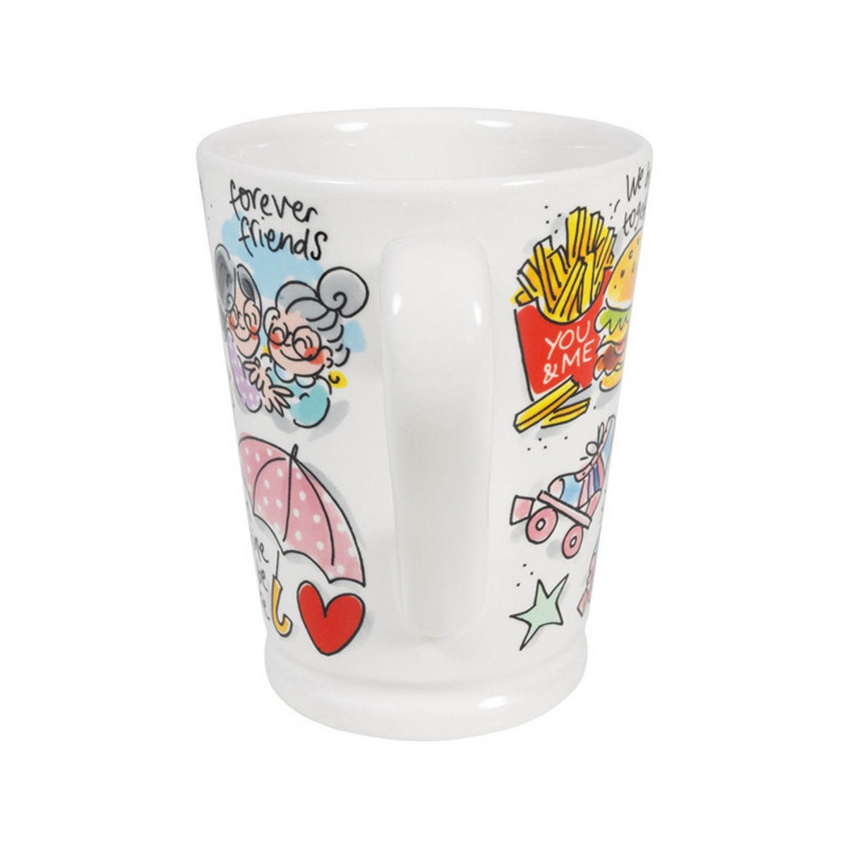 BECHER Bester Freund in Bunt - 500 ml - Multicolor, Keramik (0.5L) - Blond Amsterdam