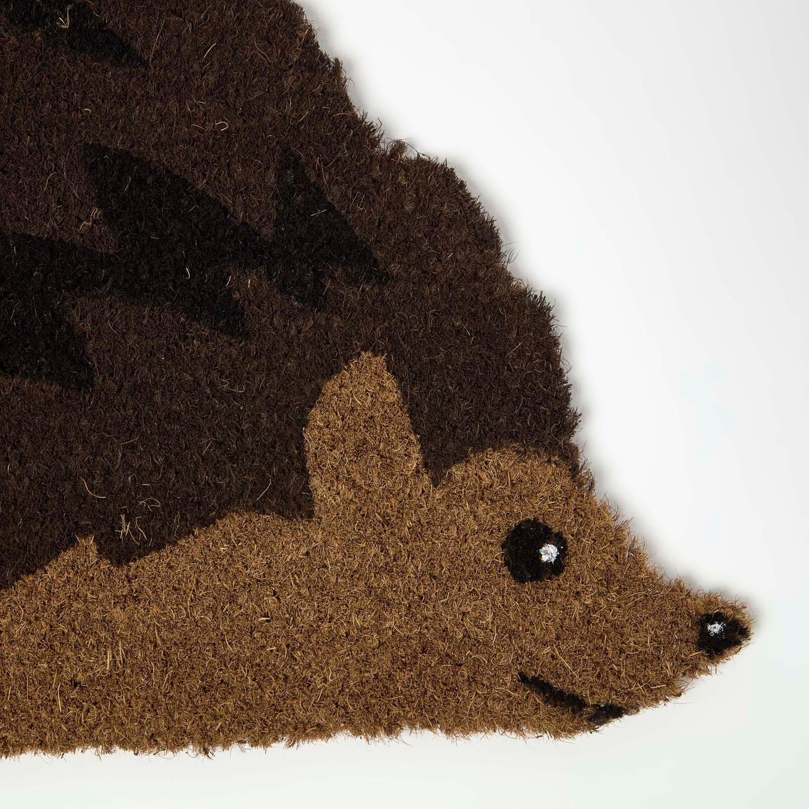 KOKOS-FUSSMATTE Igel 41/75 cm - Braun, Naturmaterialien (41/75cm) - Homescapes