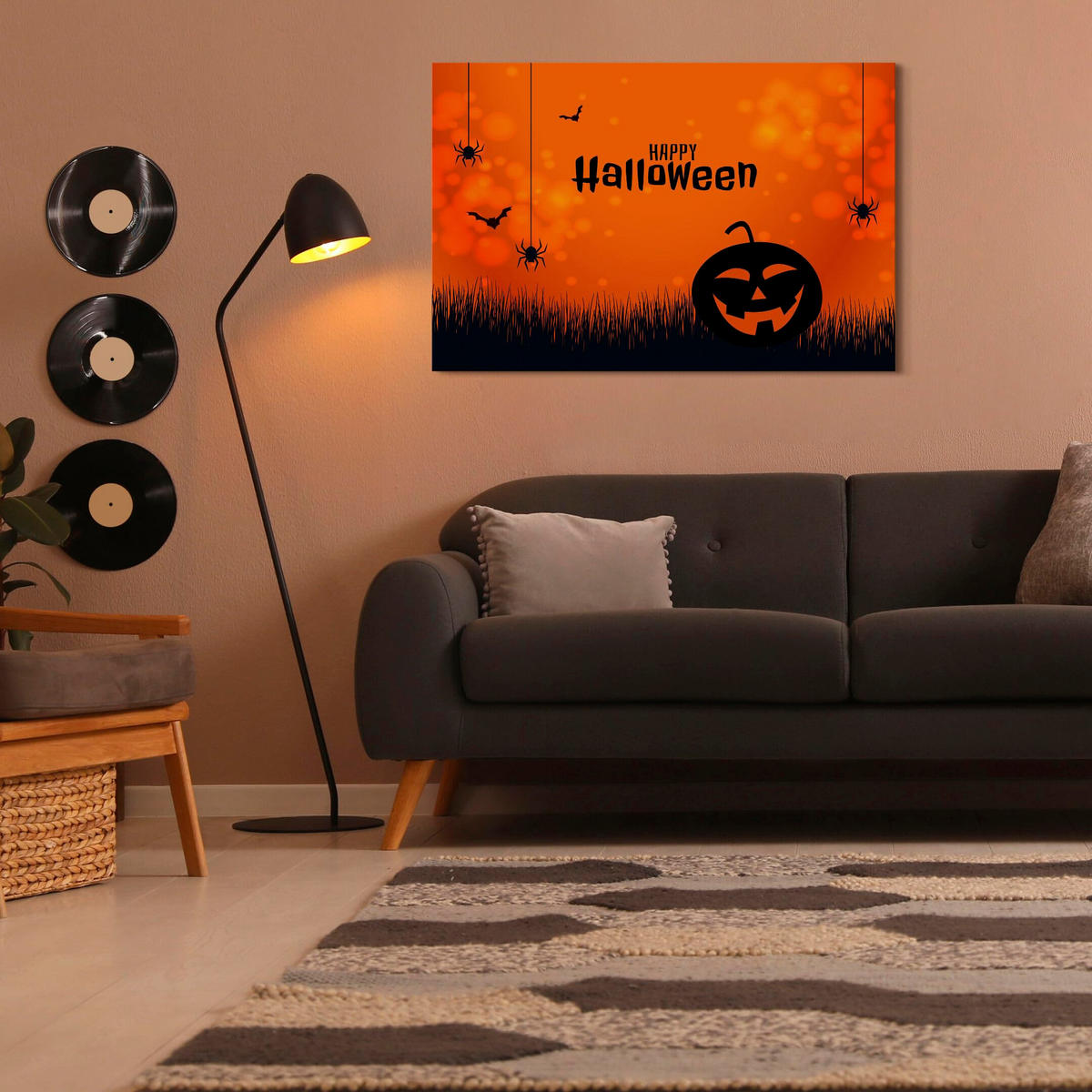 LEINWANDBILD 120x80 cm - Multicolor, Holz (120/80cm) - LUMASOUL