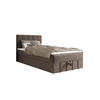 BOXBETT BAHAMA 120x200 Monolith 15, mit Matratze H3 und Topper, Braun - Braun, Holz/Kunststoff (120/200cm) - Bedante