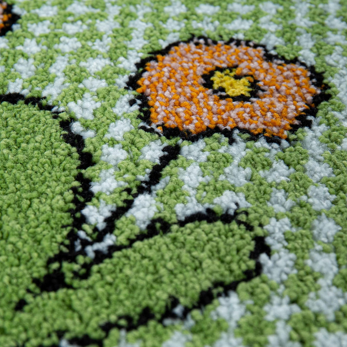KINDERTEPPICH 120/170 cm Lieben Sieben 730 - Grün, Kunststoff (120/170cm)