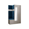 GARDEROBEN-SET Orion XXVI - Kaschmir/Blau, Holzwerkstoff/Kunststoff (116/186/46cm) - MIRJAN24