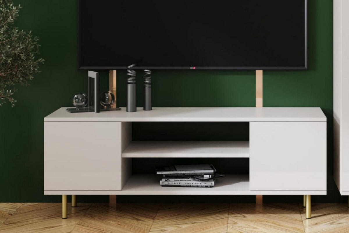 LOWBOARD Focus - Kaschmir, Holzwerkstoff (40/48/135cm) - RAUMHIRSCH FURNITURE