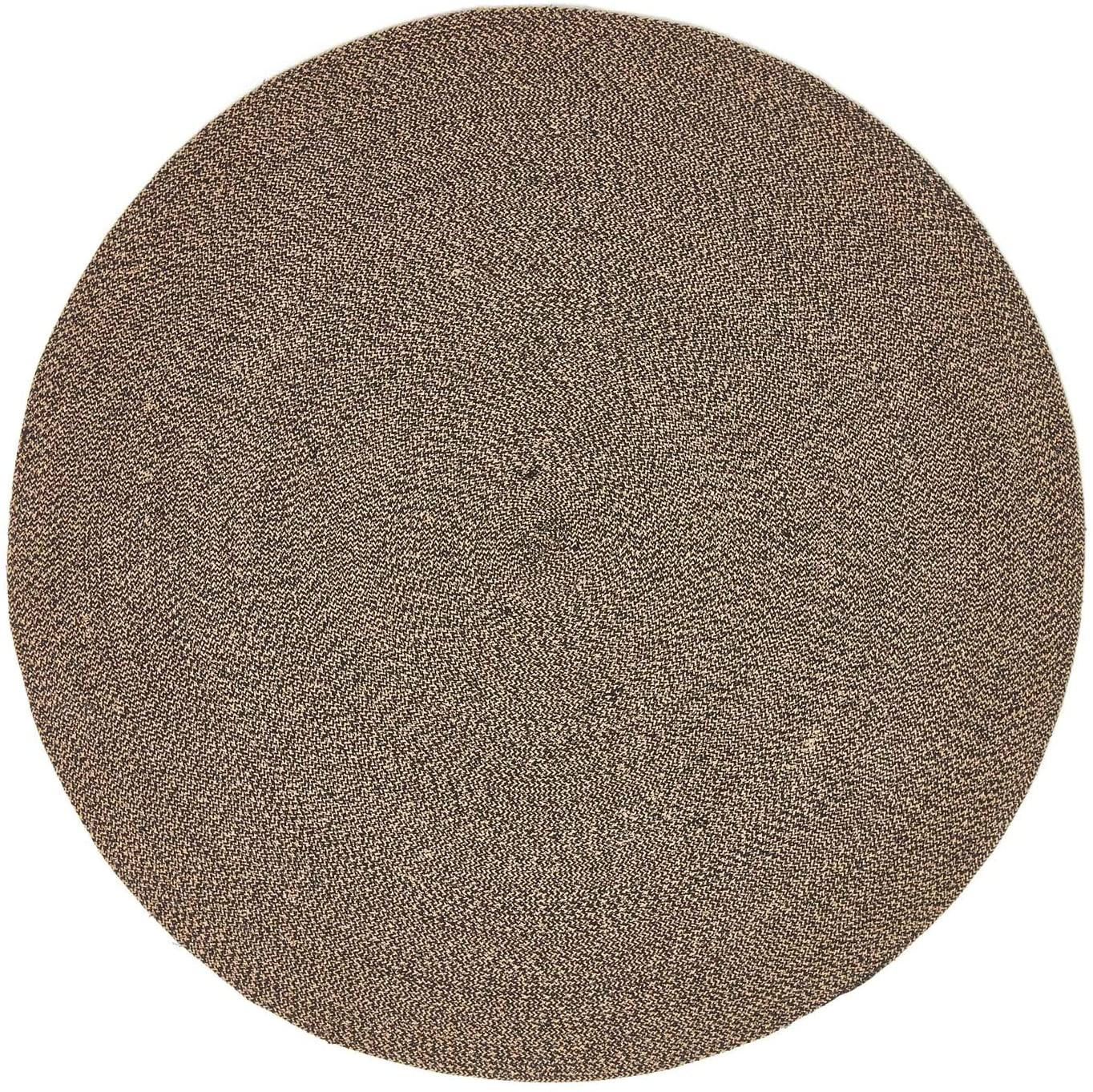 TEPPICH Melange geflochten rund 200 cm - Braun, Textil (200/200cm) - Homescapes