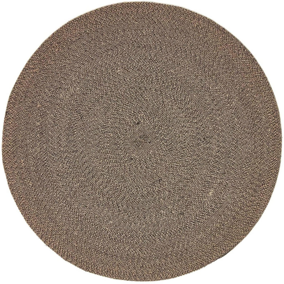 TEPPICH Melange geflochten rund 200 cm - Braun, Textil (200/200cm) - Homescapes
