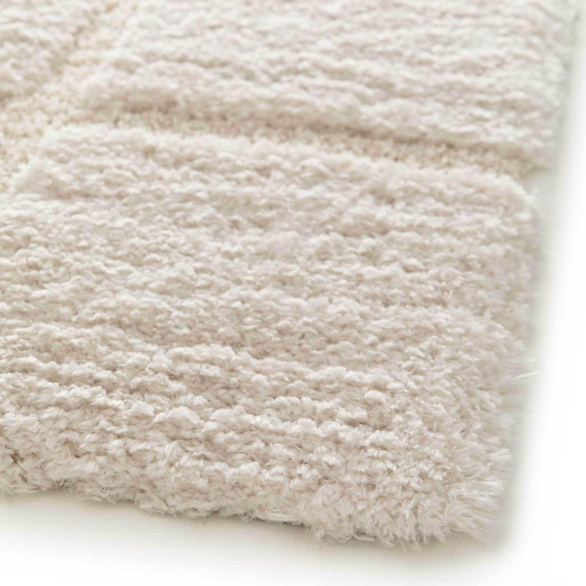 TEPPICH, Weiß - Weiß, Textil (160/230cm) - Oviala