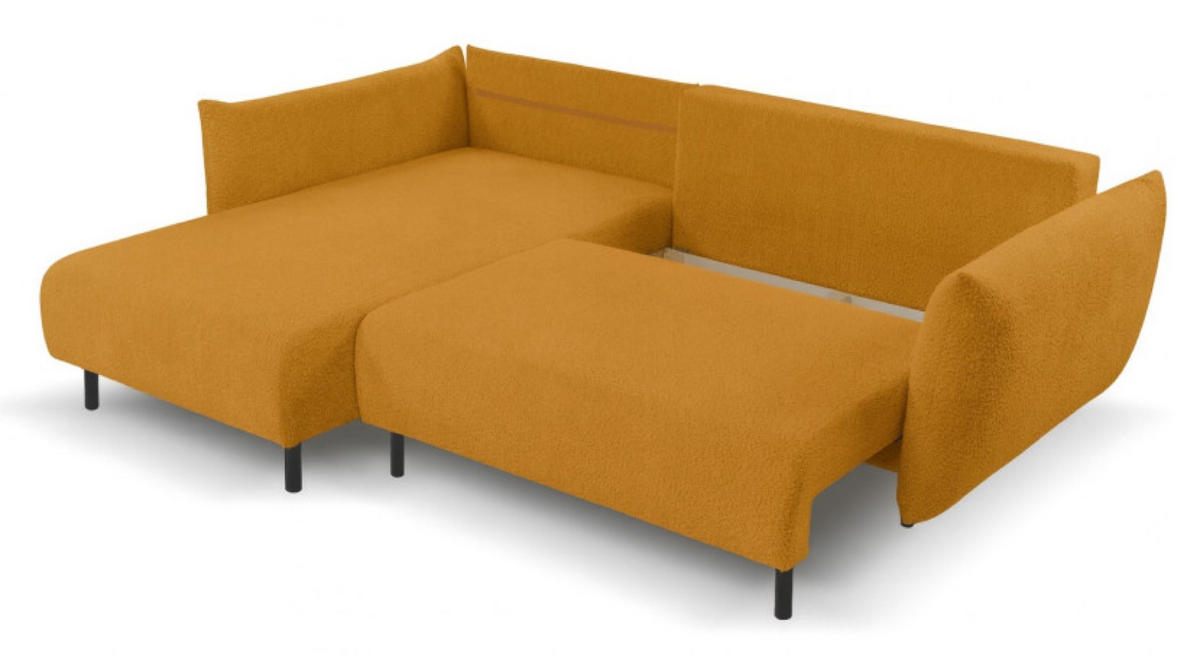 ECKSOFA Orange DELI Mit Schlaffunktion Links - Orange, Textil (257/171cm) - Sepro Meble