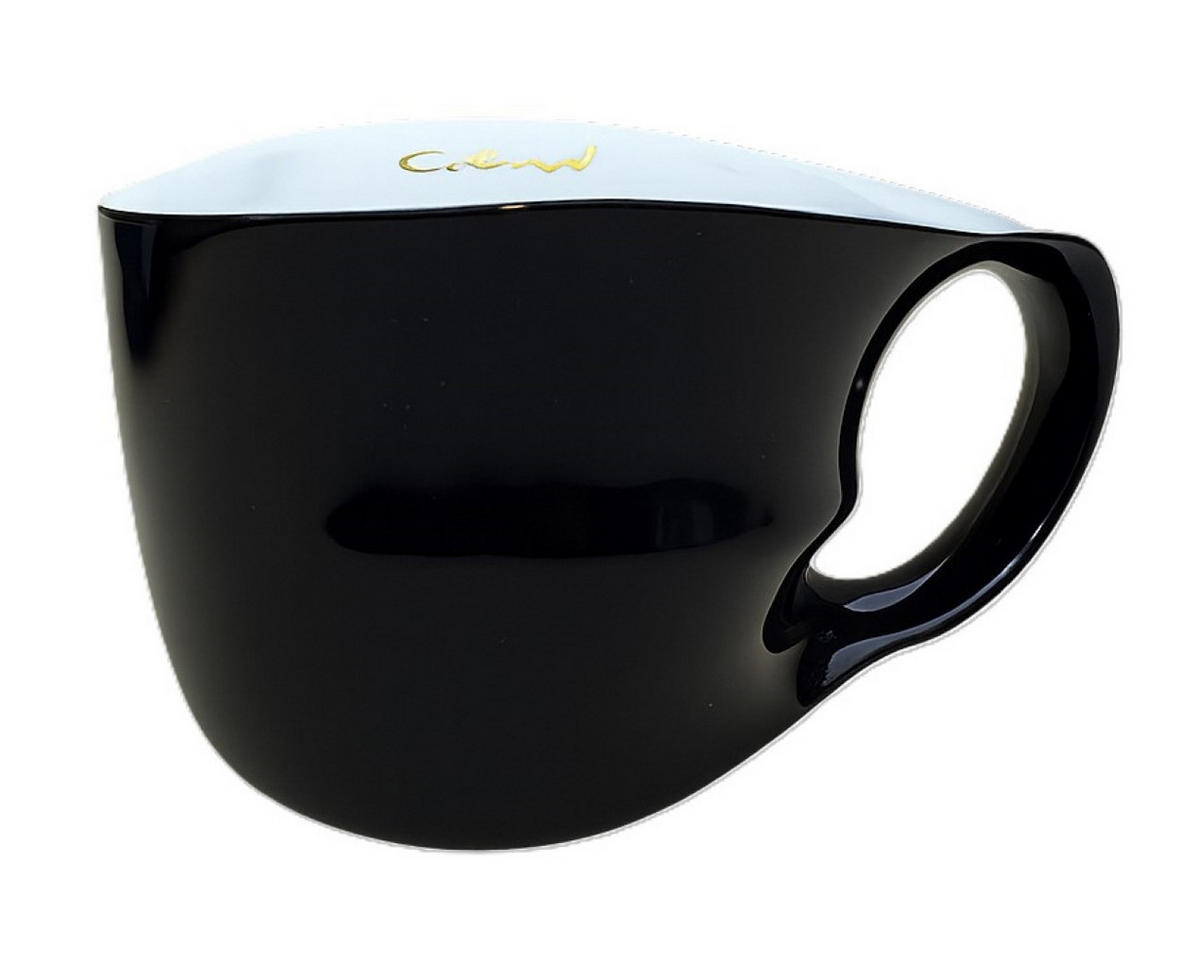 JUMBOTASSE schwarz - Multicolor, Keramik (0.4L) - Luigi Colani Porzellan