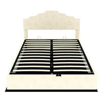 POLSTERBETT PANG-K8N2M5 160/200 cm Beige - Beige, Metall - PANGIVO