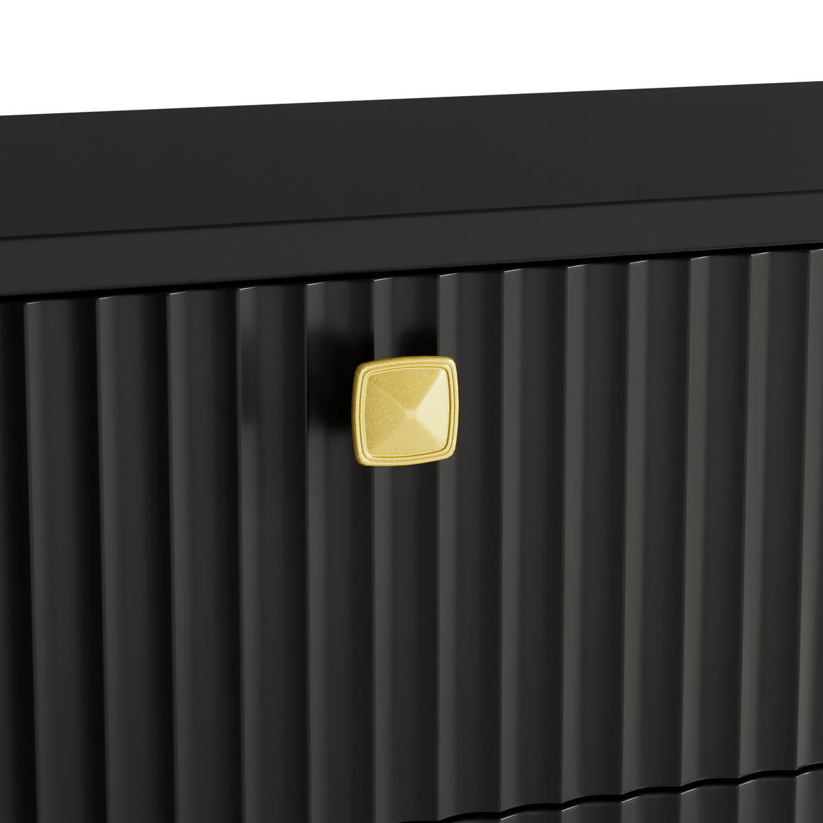 SCHUHSCHRANK aus Spanplatte 90x25x121cm in Schwarz mit Kippsicherung - Schwarz, Holzwerkstoff (90/121/25cm) - Modfu