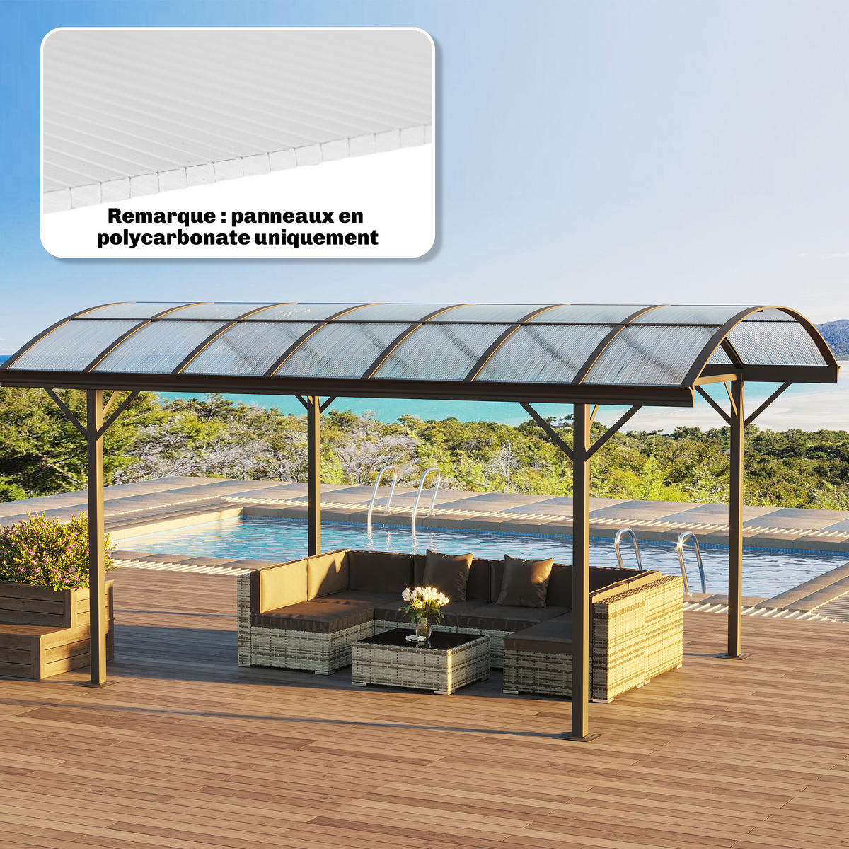 GEWÄCHSHAUS Transparent Hohlkammerplatten 120x60 cm - Transparent, Kunststoff (120/0.4/60cm) - PANGIVO