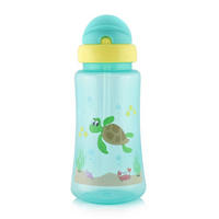 TRINKLERNBECHER Sport Sipper 330 ml grün Silikon, Kunststoff, deckel, Schutzdeckel, ab 6 Monate, Babyflaschen - Grün, Kunststoff (7/27/7cm) - Baby Care