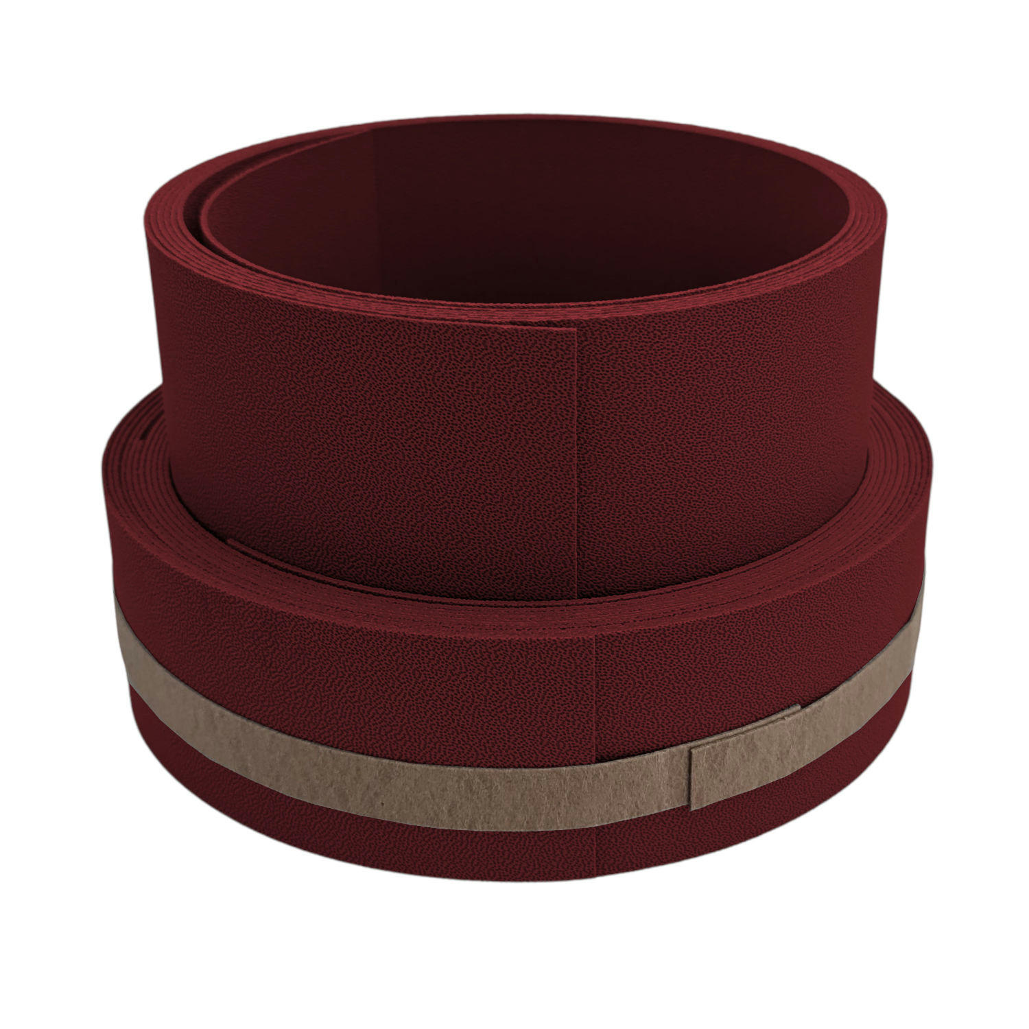 SICHTSCHUTZSTREIFEN Premium Akzentstreifen Set DUO Bordeauxrot 2,55m - Bordeaux, Kunststoff (255/19cm) - ZAUN|ZU