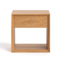 NACHTTISCH Modena aus massivem Eichenholz - Eichefarben/Naturfarben, Holz (50/50/40cm) - Danzz