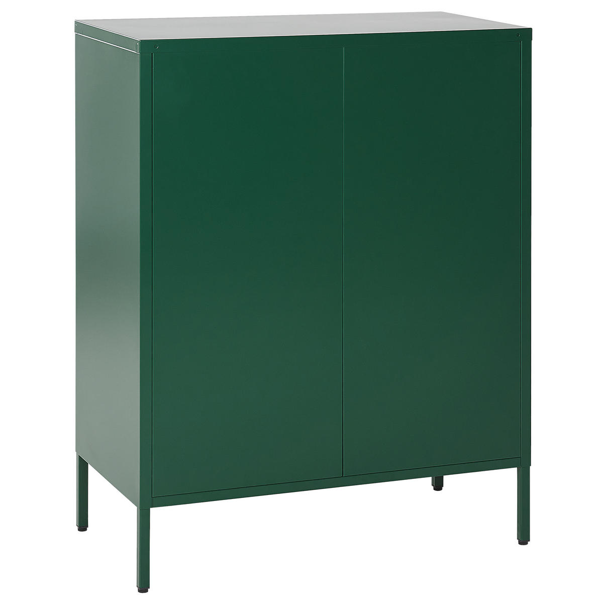 SCHRANK Grün Wakatipu - Grün, Metall (80/102/40cm) - Beliani