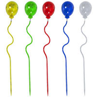 LED AUSSENLEUCHTE Luftballons Bunt - Multicolor, Kunststoff (8.5/8.5/60cm)
