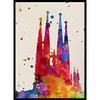POSTER Sagrada Familia A4 Rahmenlos - Klar, Papier (29.7/5/21cm) - Nacnic