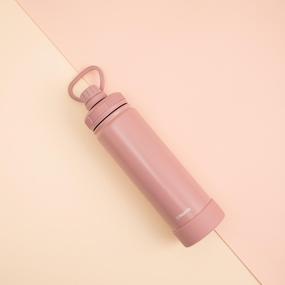 THERMOSFLASCHE Lunare rosa 660 ml - Rosa, Metall (0.66L) - Homla