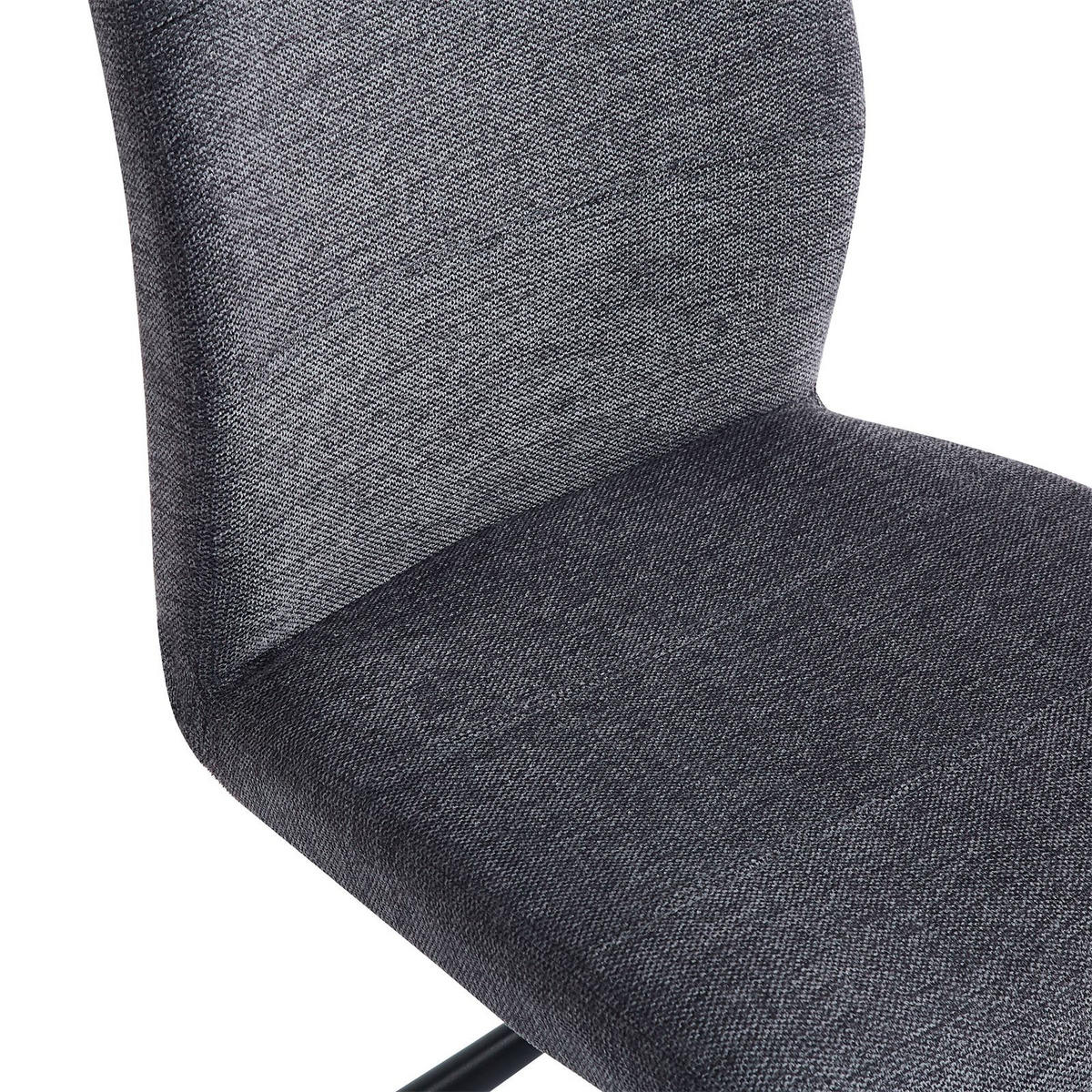 ESSZIMMERSTUHL TAURUS 2ER-SET - Grau, Textil (48/91/61cm) - IDIMEX