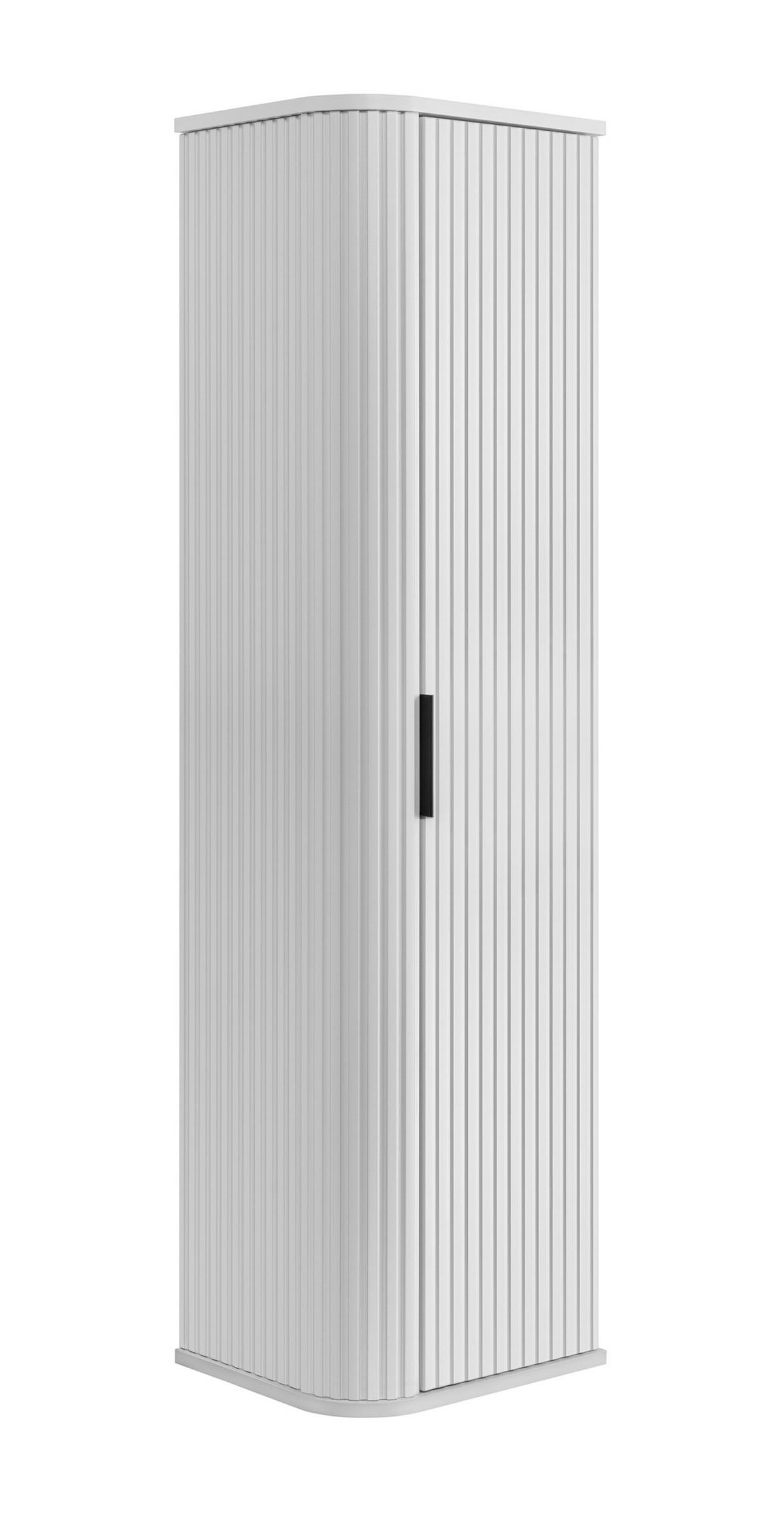 BADMÖBEL-SET 2-tlg Weiß matt 80/51/41 cm und 35/139/31 cm - Weiß, Holzwerkstoff (80.4/51.7/41.5cm) - Rodan