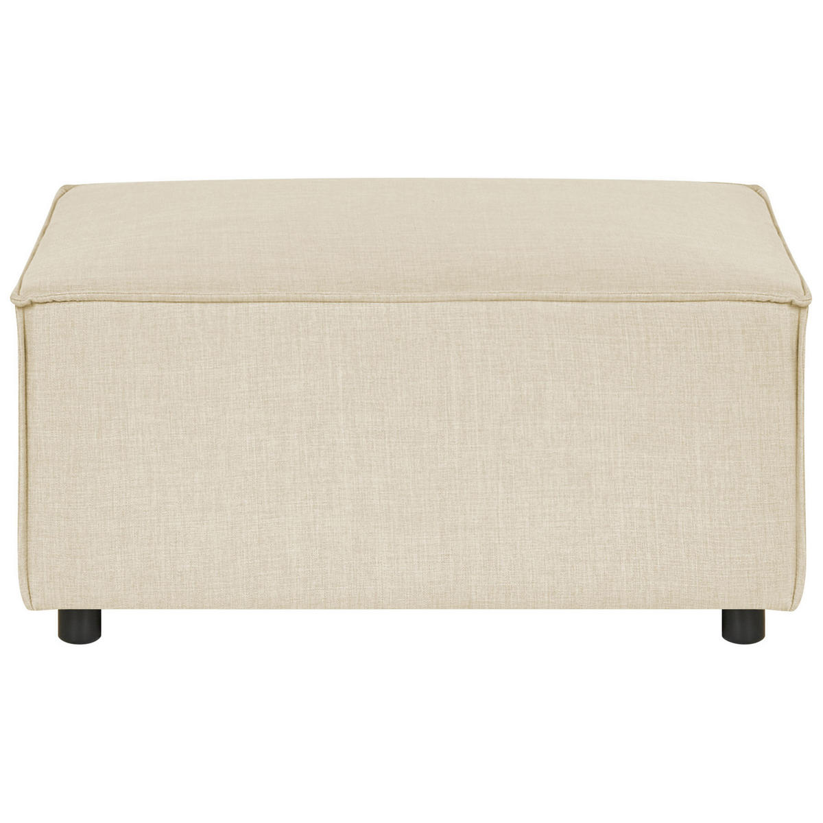 OTTOMANE Aprica 88/88/43 cm - Beige, Textil (88/43/88cm) - Beliani