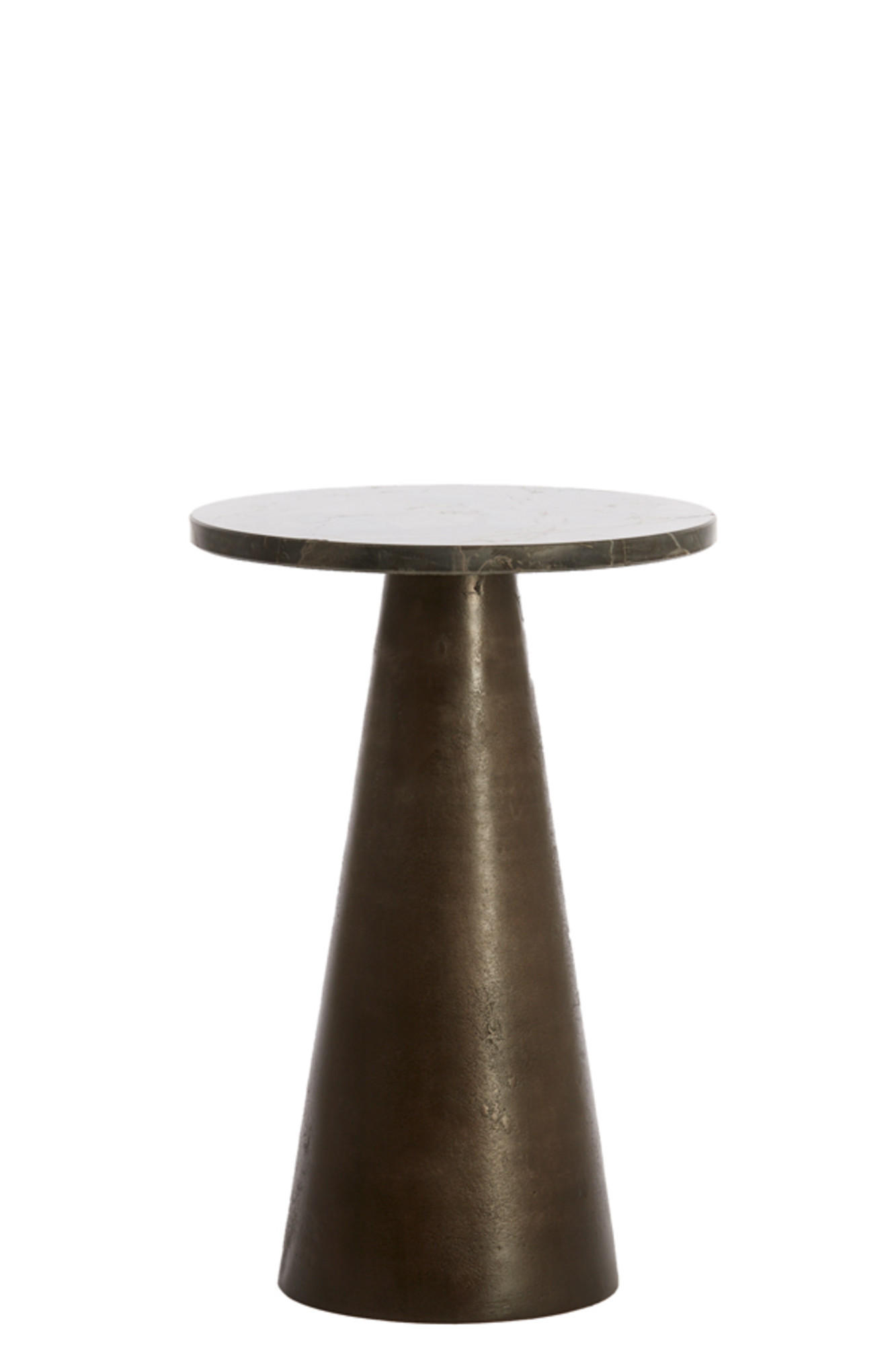BEISTELLTISCH Ynez Braun Ø29/43 cm - Braun, Metall (29/29/43cm) - Light & Living