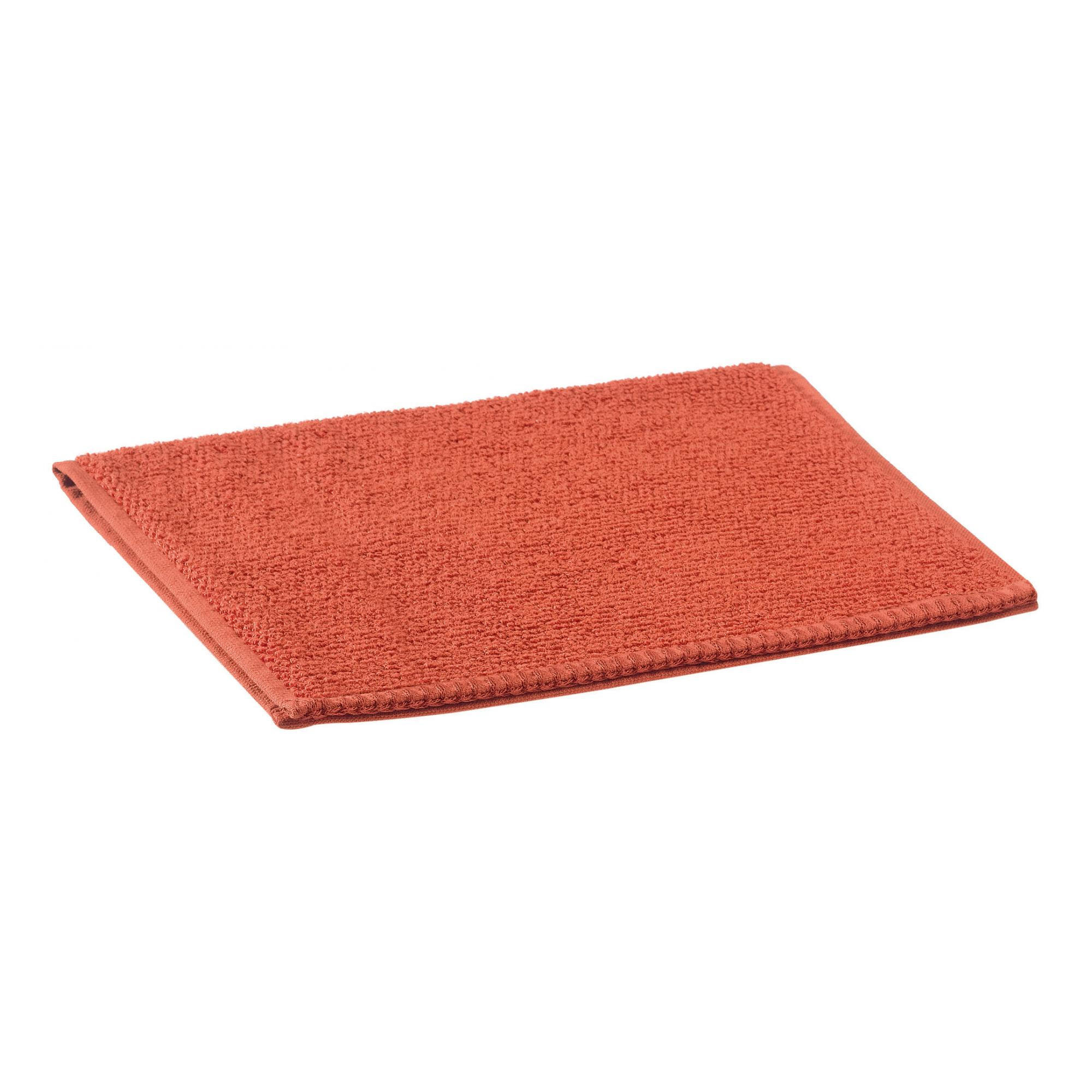 GÄSTETUCH Bora rooibos 30 x 50 cm - Dunkelorange, Textil (30/50cm) - Vivaraise