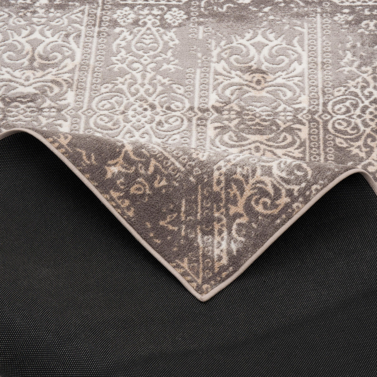 DESIGNER TEPPICH TAWIRA VINTAGE KLASSIK - Silberfarben, Textil (120/170cm) - Pergamon