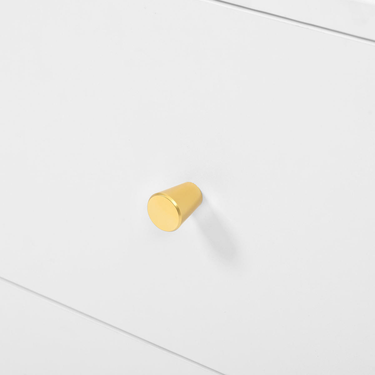 SCHMINKTISCH mit Hocker Weiß 109/36/164 CM - Weiß, Glas/Holzwerkstoff (36/164/109cm) - Urban Meuble