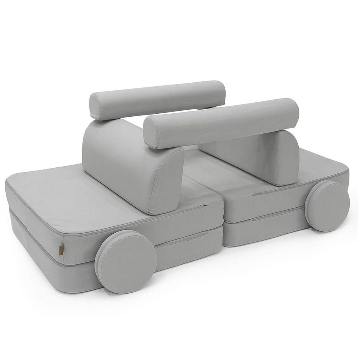 MODULSOFA FüR KINDER, Outzy, grau - Grau, Textil (160/24/24cm) - MeowBaby