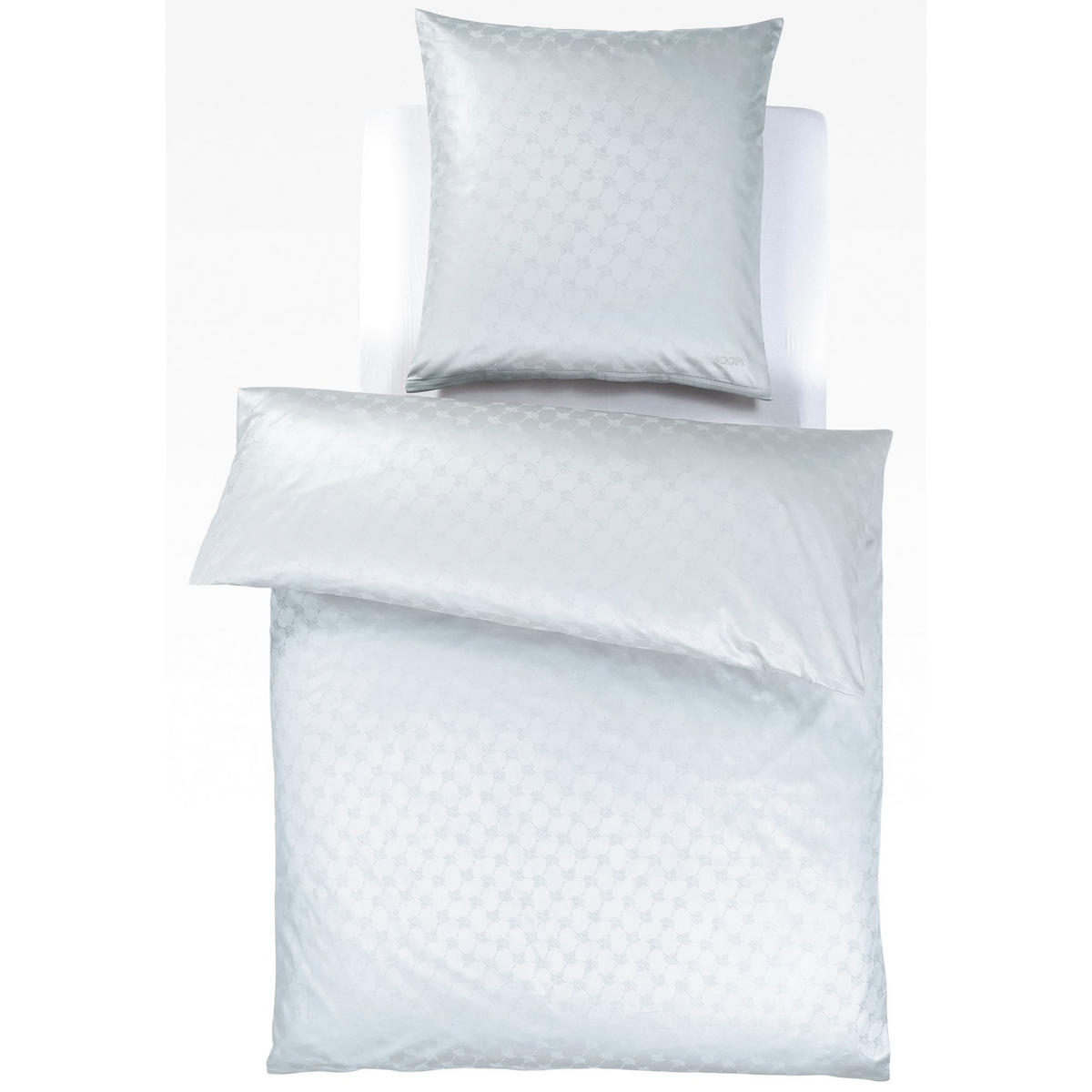 BETTWÄSCHE CORNFLOWER 4020 SILBER - 19 - Grau, Textil (155/200cm) - Joop!