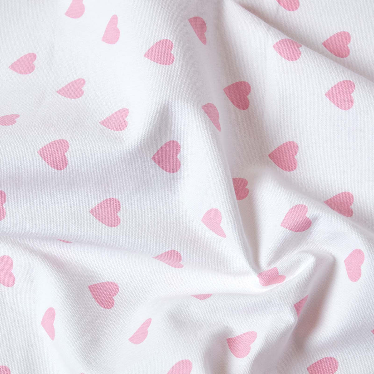 ÜBERWURF 150/200 cm, Herz-Muster, 100% Baumwolle - Rosa, Textil (150/200cm) - Homescapes