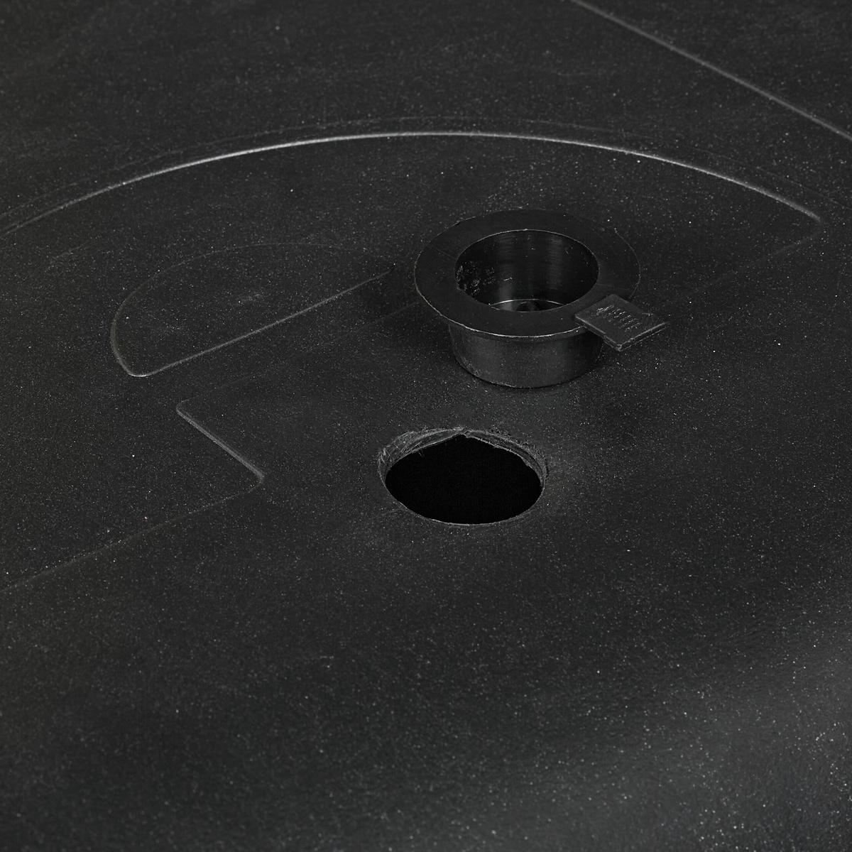 BASKETBALLSTÄNDER - Schwarz, Kunststoff/Metall (82/135cm) - Relaxdays