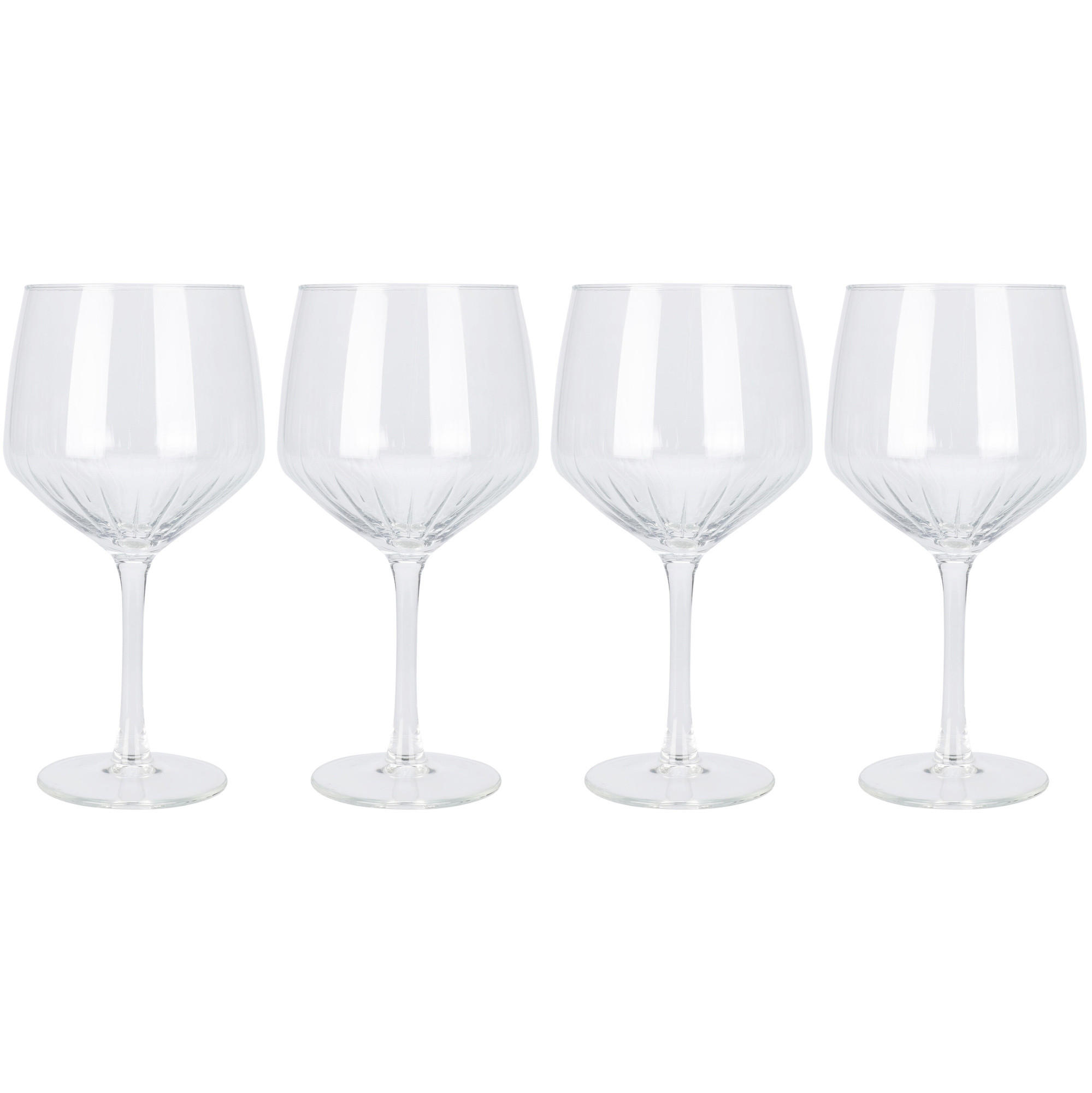 GIN-GLÄSER 4er-Set Transparent 610 ml 20,5/20,5/10 cm - Transparent, Glas - Excellent Houseware