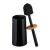 TOILETTENBÜRSTE - Schwarz, Holz/Kunststoff (12/39/12cm) - Relaxdays
