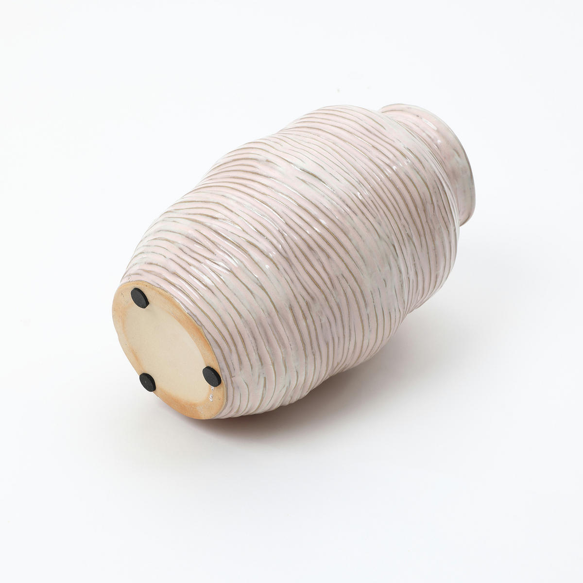 VASE,Ø 16 x H 24.5 cm - Roségold, Keramik (24.5cm) - Hometopia