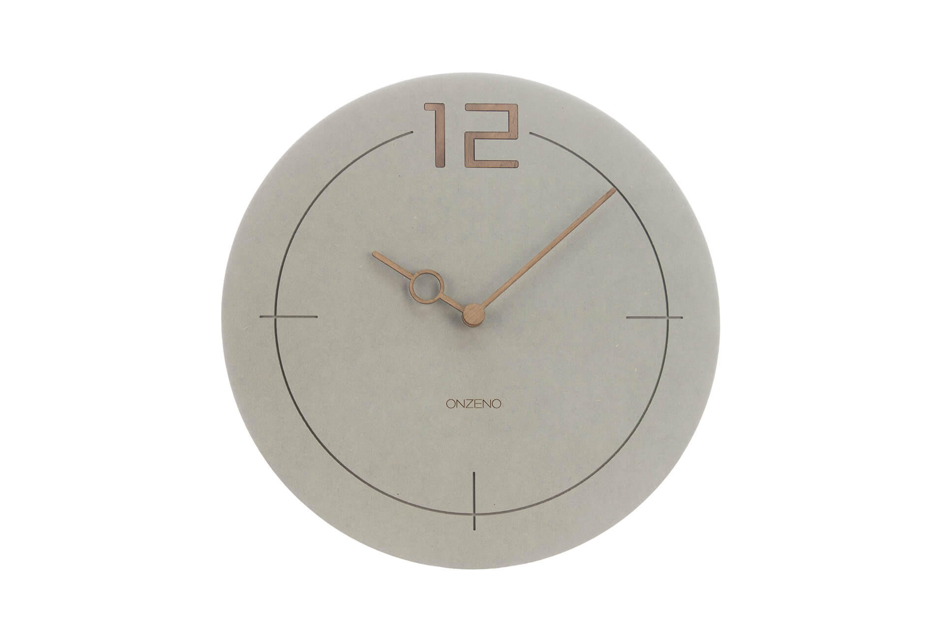WANDUHR Design Grau 29/29 cm - Grau, Holzwerkstoff (0.42/29/1cm) - ONZENO